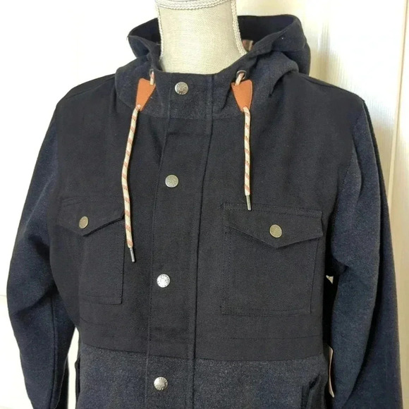 Polar Women's Pinyon Wool & Canvas Gray Jacket - Picture 4 of 9